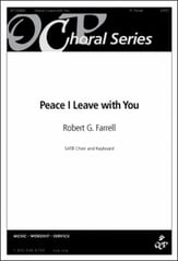 Peace I Leave with You SATB choral sheet music cover